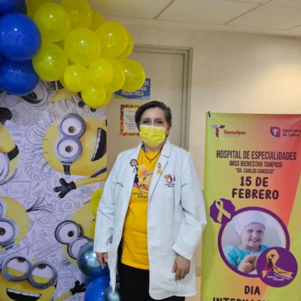 Dra. Marina Pilar Gómez Narváez, hematóloga pediatra en Tampico especializada en enfermedades de la sangre en niños